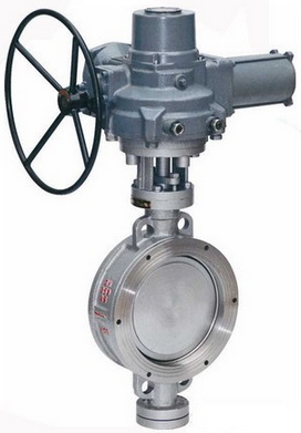 Dt973H电动弹性金属硬密封蝶阀