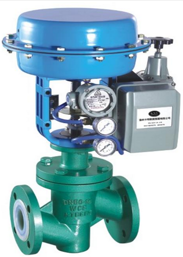 ZJHPF46气动衬氟单座调节阀